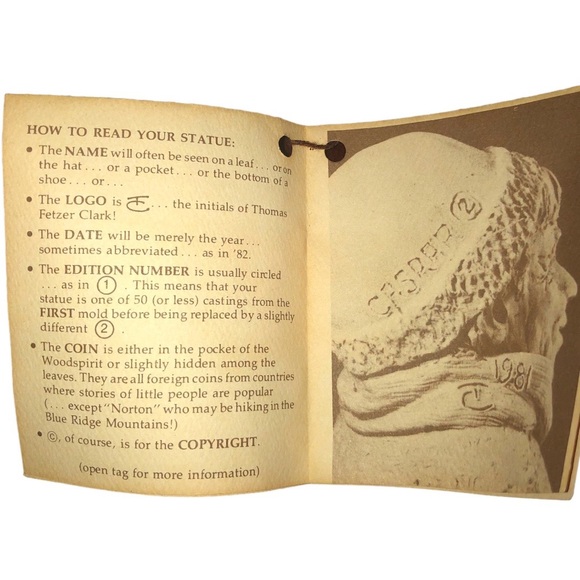 A Vintage Tom Clark Creation “Boots” 1983 Signed . - Picture 11 of 16